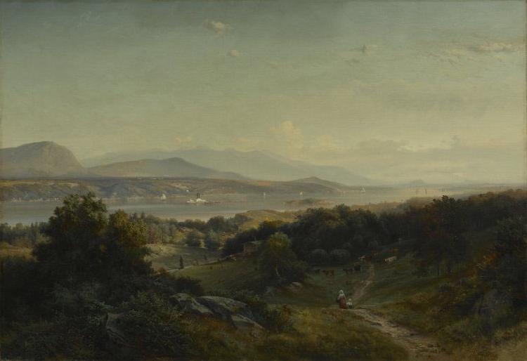 Johann Hermann Carmiencke Landscape, Hyde Park, New York Sweden oil painting art